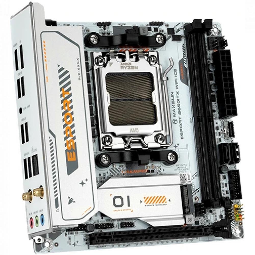 Материнская плата Maxsun MS-eSport B650ITX WIFI Ice Mini-ITX, AMD AM5 - миниатюра 5