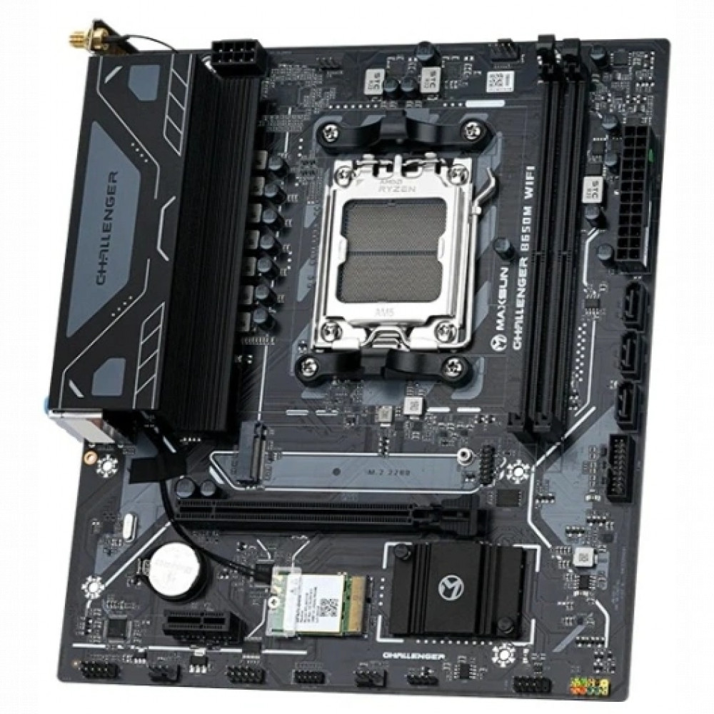 Материнская плата Maxsun MS-Challenger B650M WIFI V2 Micro-ATX, AMD AM5 - миниатюра 6