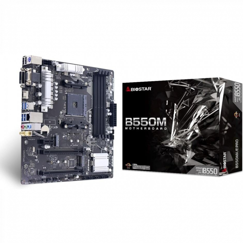 Материнская плата BIOSTAR B550MX E Pro Ver. 6.0 B550MX/E PRO Ver. 6.0 Micro-ATX, AMD AM4 - миниатюра 6