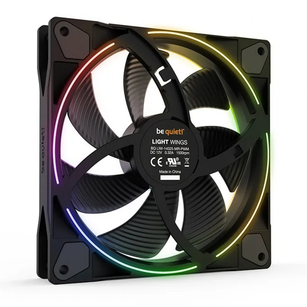 Система охлаждения be quiet! Light Wings 140mm PWM Reverse Black BL134 Для системного блока - миниатюра 4