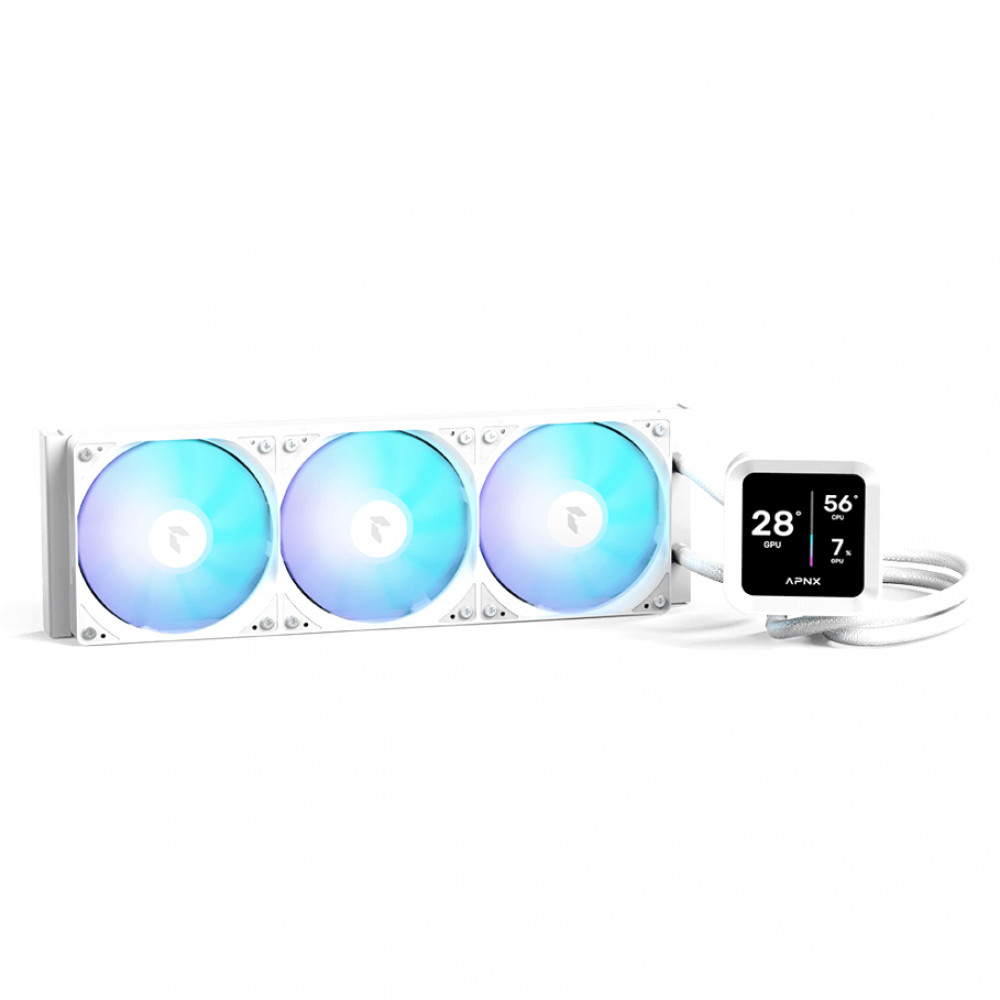 Система охлаждения APNX LC1-D 360 WH APLA-SV36117.21 Для процессора - миниатюра 5