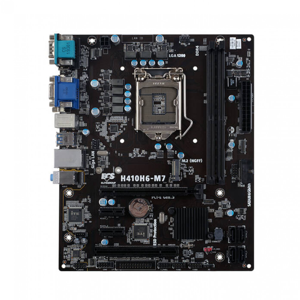 Материнская плата EliteGroup H410H6-M7 Micro-ATX, LGA 1200 - миниатюра 4