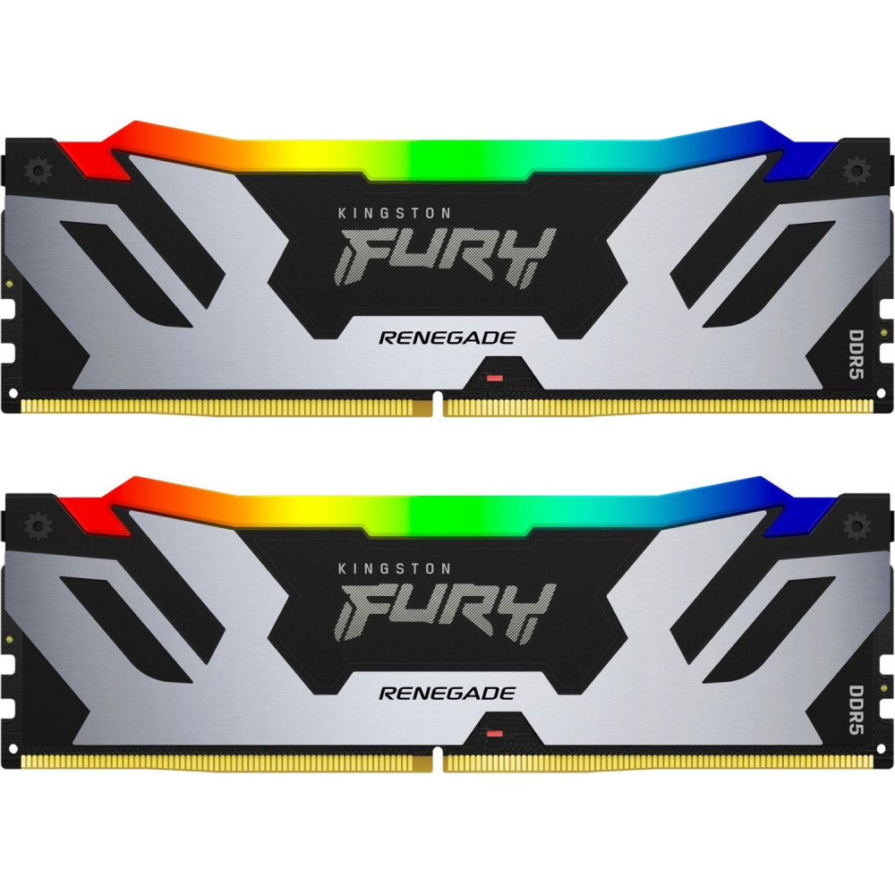 ОЗУ Kingston FURY Renegade RGB KF564C32RSAK2-64 DIMM, DDR5, 64 Гб, 6400 МГц - миниатюра 5