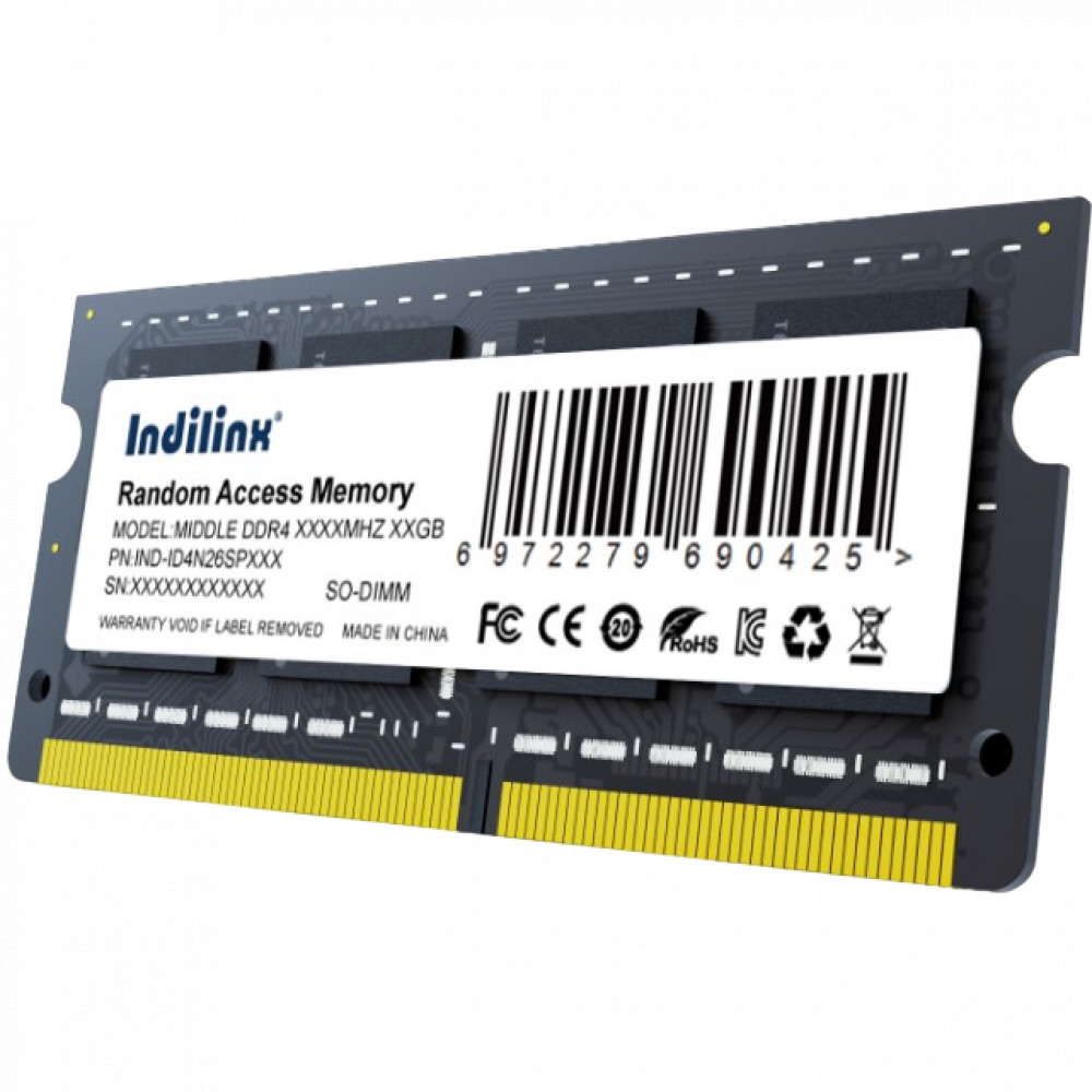 ОЗУ Indilinx ID4N32SP08X IND-ID4N32SP08X SO-DIMM, DDR4, 8 Гб, 3200 МГц - миниатюра 2