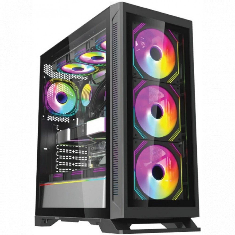 Корпус Foxline FZ-G901 Black Mid-Tower - миниатюра 4