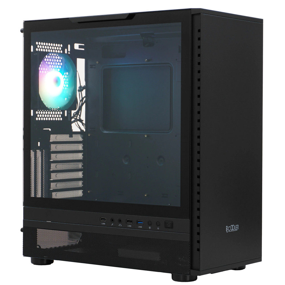 Корпус PCcooler IE200 BK C3-A500BKG1-GL Mid-Tower - миниатюра 5