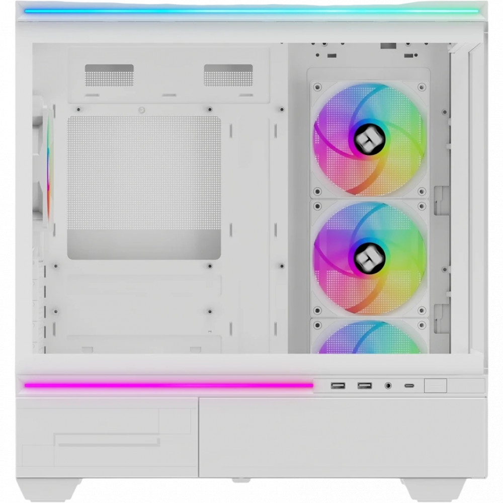 Корпус Thermalright M10 FAN4-C TL-M10 White FAN4-C Mini-Tower - миниатюра 5