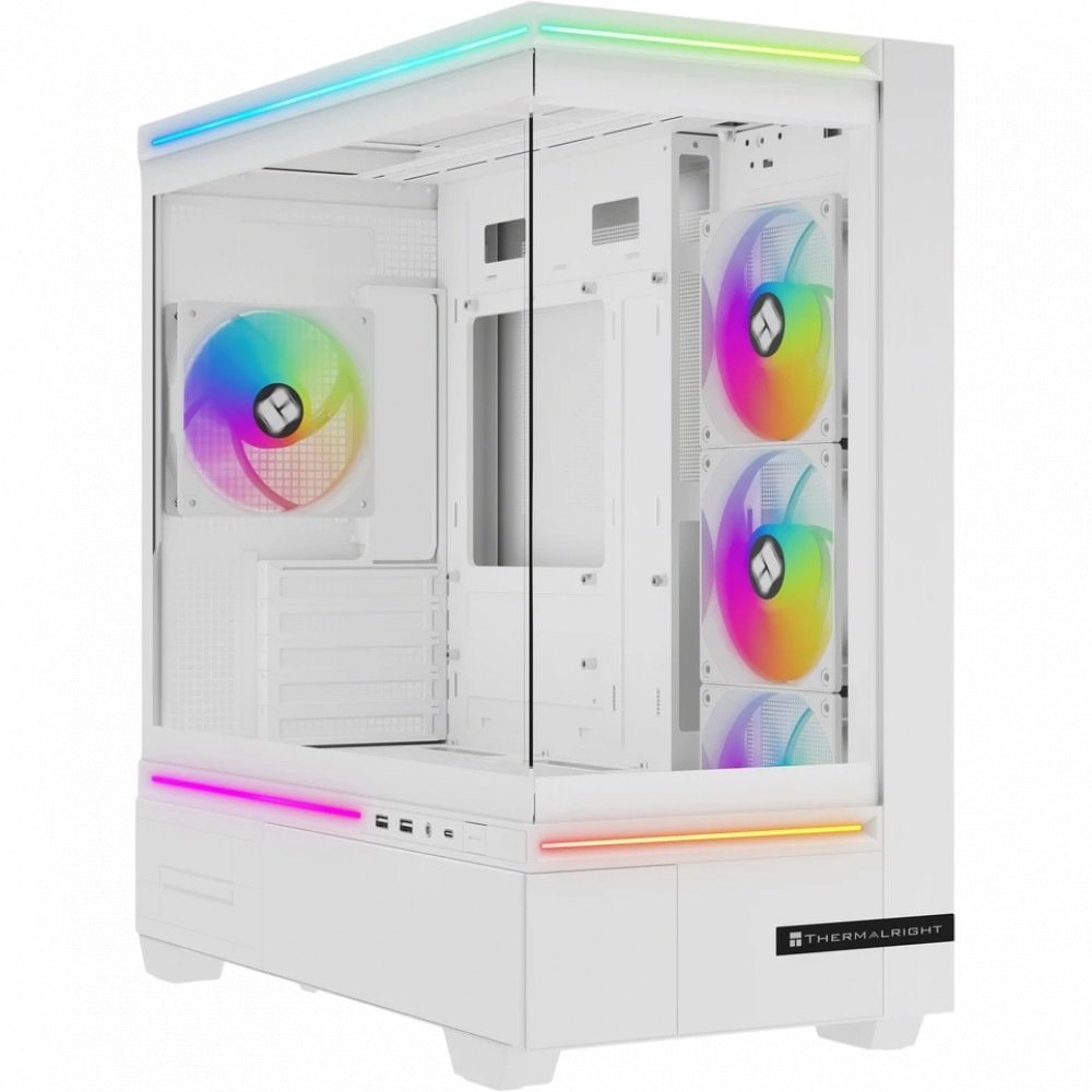 Корпус Thermalright M10 FAN4-C TL-M10 White FAN4-C Mini-Tower - миниатюра 4