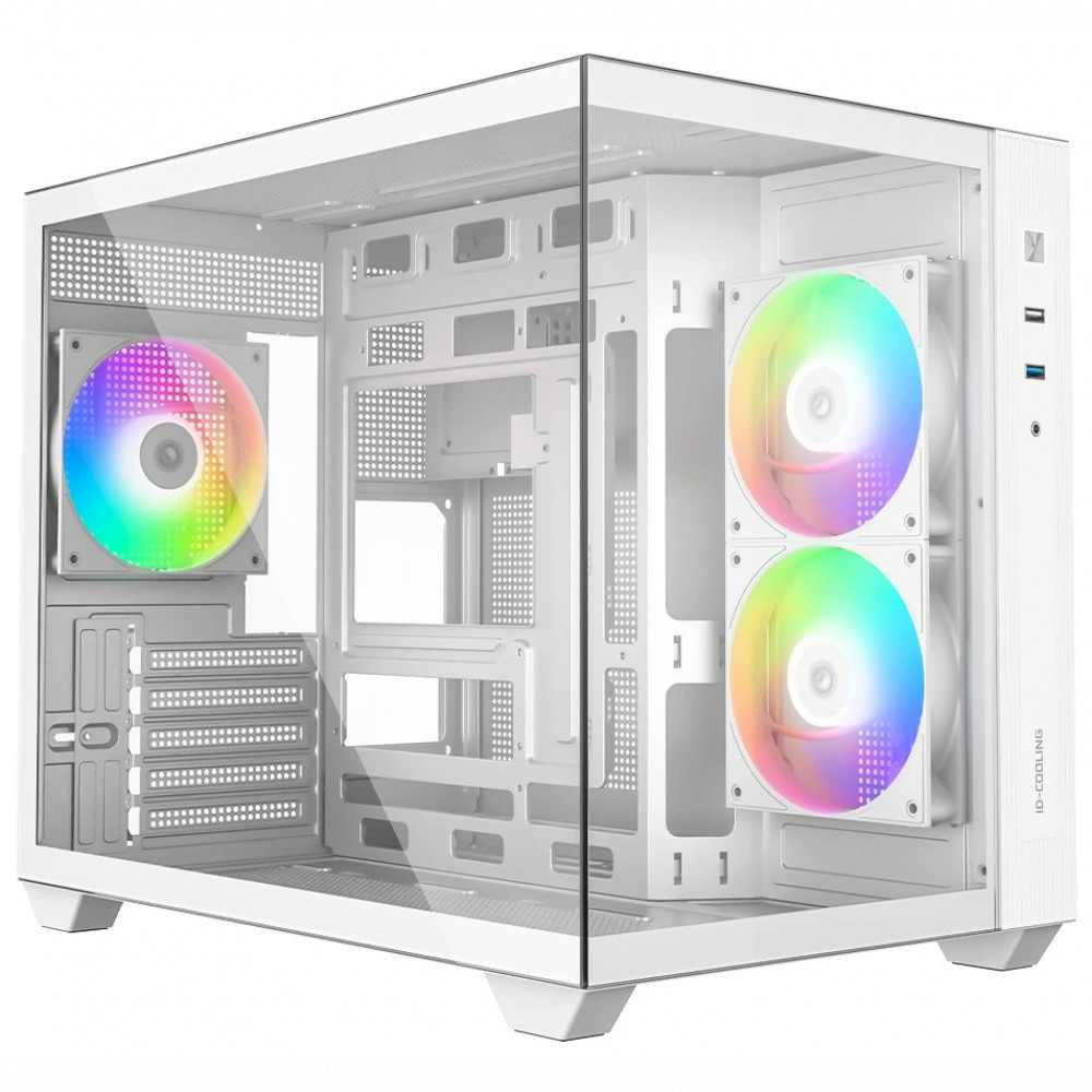 Корпус ID-Cooling VIEW 500 ARGB WH Mini-Tower - миниатюра 5