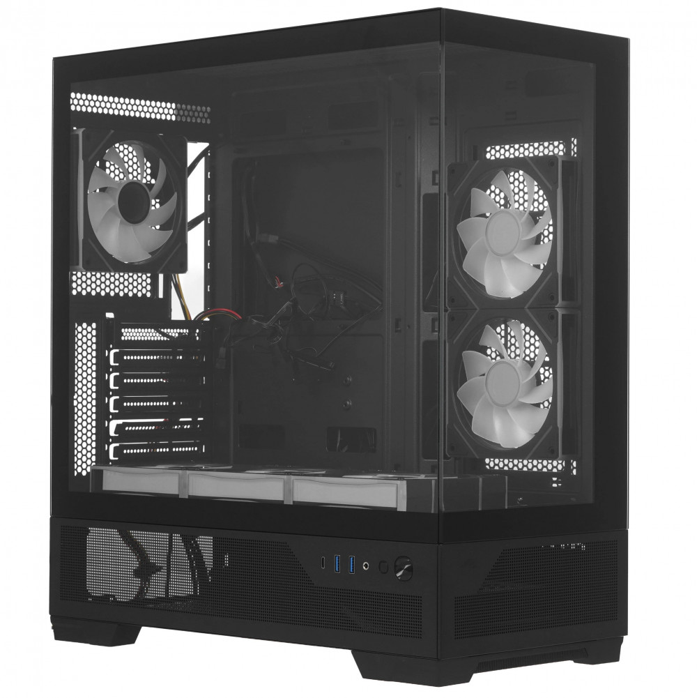 Корпус Sama V43 V43-BKADA6X1-GL Mid-Tower - миниатюра 7