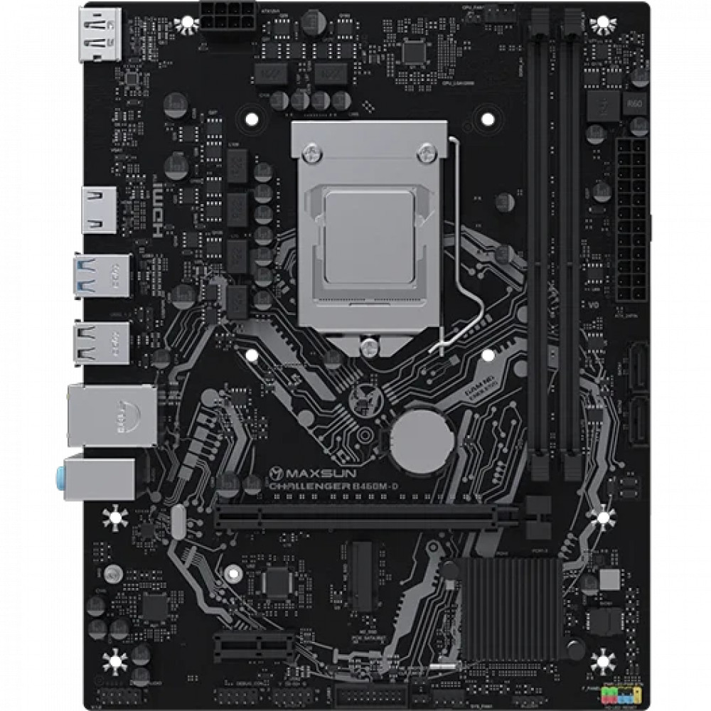 Материнская плата Maxsun MS-Challenger B460M-D B460 6940709663301 Micro-ATX, LGA 1200 - миниатюра 3