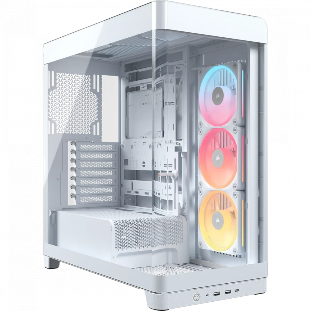 Корпус Corsair iCUE Link 4500X LX-R RGB White CC-9011317-WW Mid-Tower - миниатюра 2