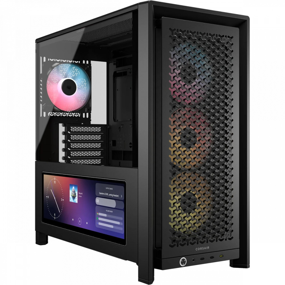 Корпус Corsair Frame 4000D LCD RS ARGB Black CC-9011326-WW Mid-Tower - миниатюра 2