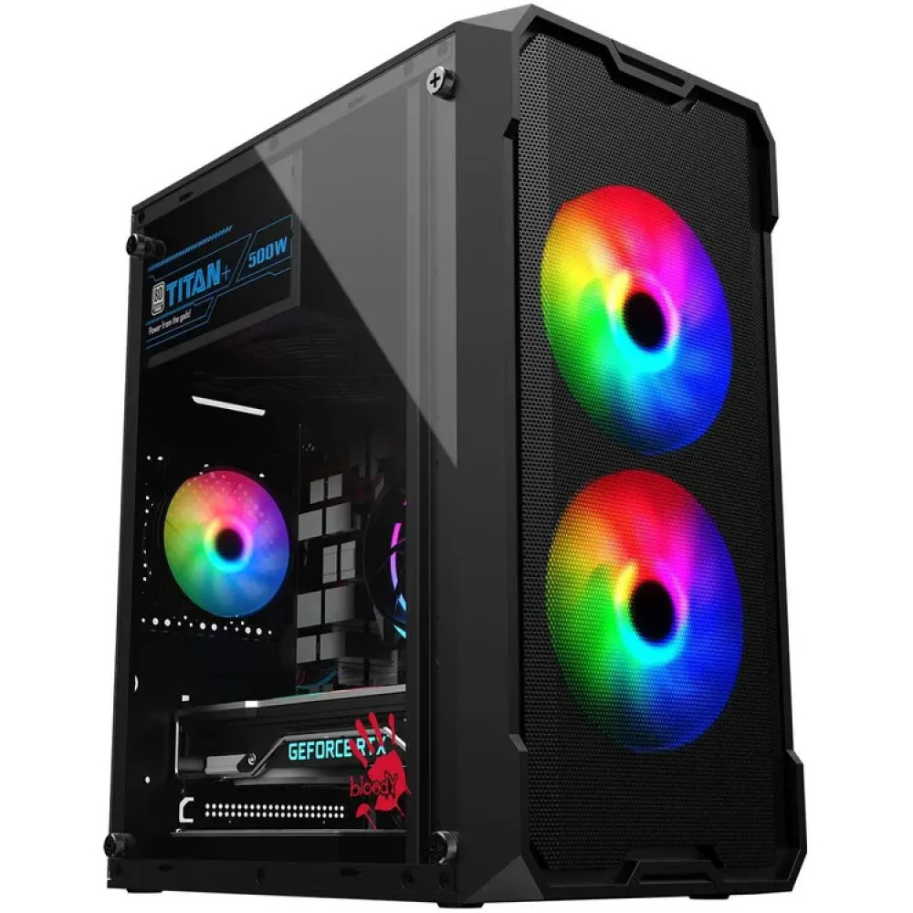 Корпус Bloody BLOODY CC-129 CC-129-BK Mini-Tower - миниатюра 6