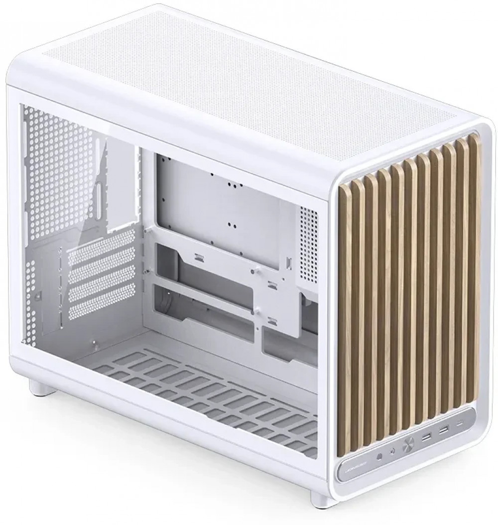 Корпус Jonsbo D33 Wood White D33 WOOD White Mini-Tower - миниатюра 4