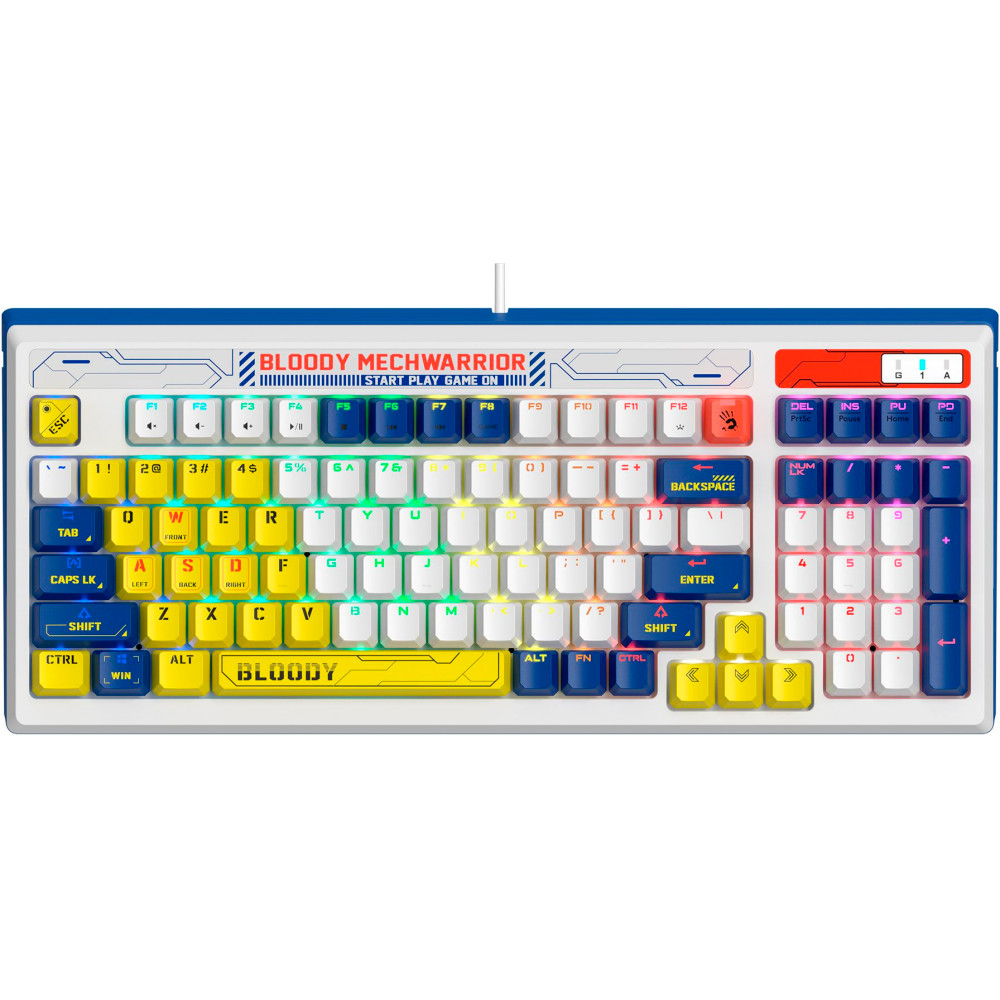 Клавиатура A4Tech Bloody B950 Blue B950/BLUE Проводная, USB - миниатюра 12