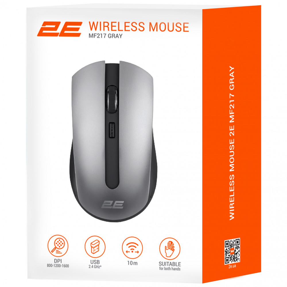 Мышь 2E MF217 WL 2E-MF217WC Бюджетные, Беспроводная - миниатюра 6