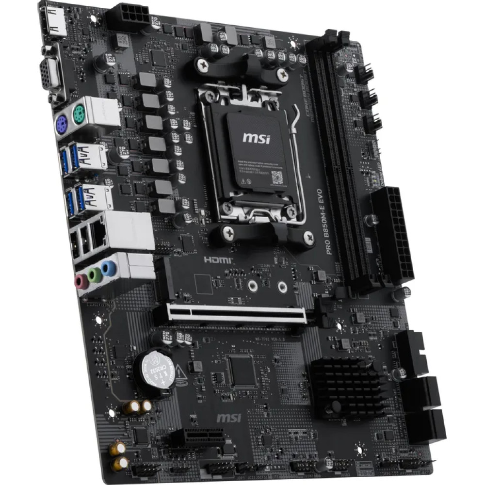 Материнская плата MSI PRO B850M-E EVO Micro-ATX, AMD AM5 - миниатюра 5