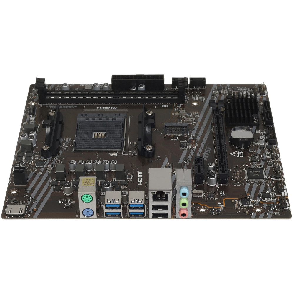 Материнская плата MSI PRO A520M-S Micro-ATX, AMD AM4 - миниатюра 6