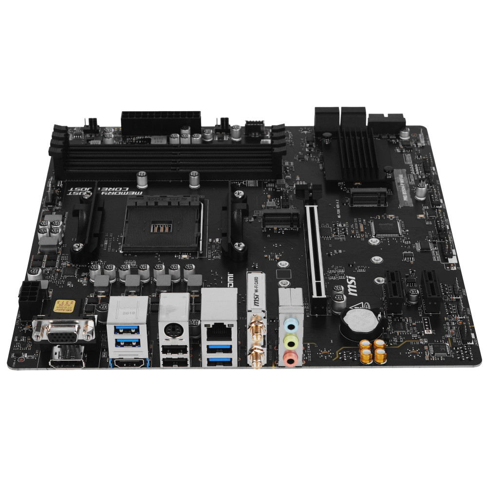 Материнская плата MSI PRO B550M-P WIFI6E Micro-ATX, AMD AM4 - миниатюра 6