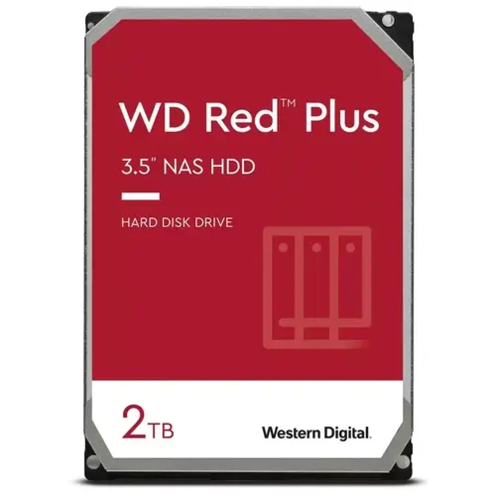 Жесткий диск Western Digital Red Plus WD20EFPX HDD (классические), 2 ТБ, 3.5 дюйма, SATA - миниатюра 2