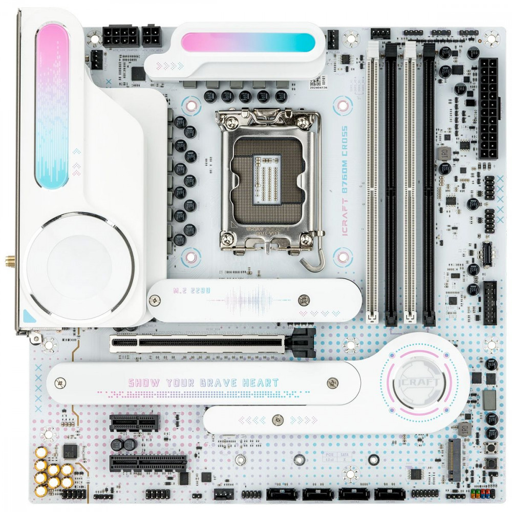 Материнская плата Maxsun MS-iCraft B760M CROSS 6940709660416 Micro-ATX, LGA 1700 - миниатюра 4