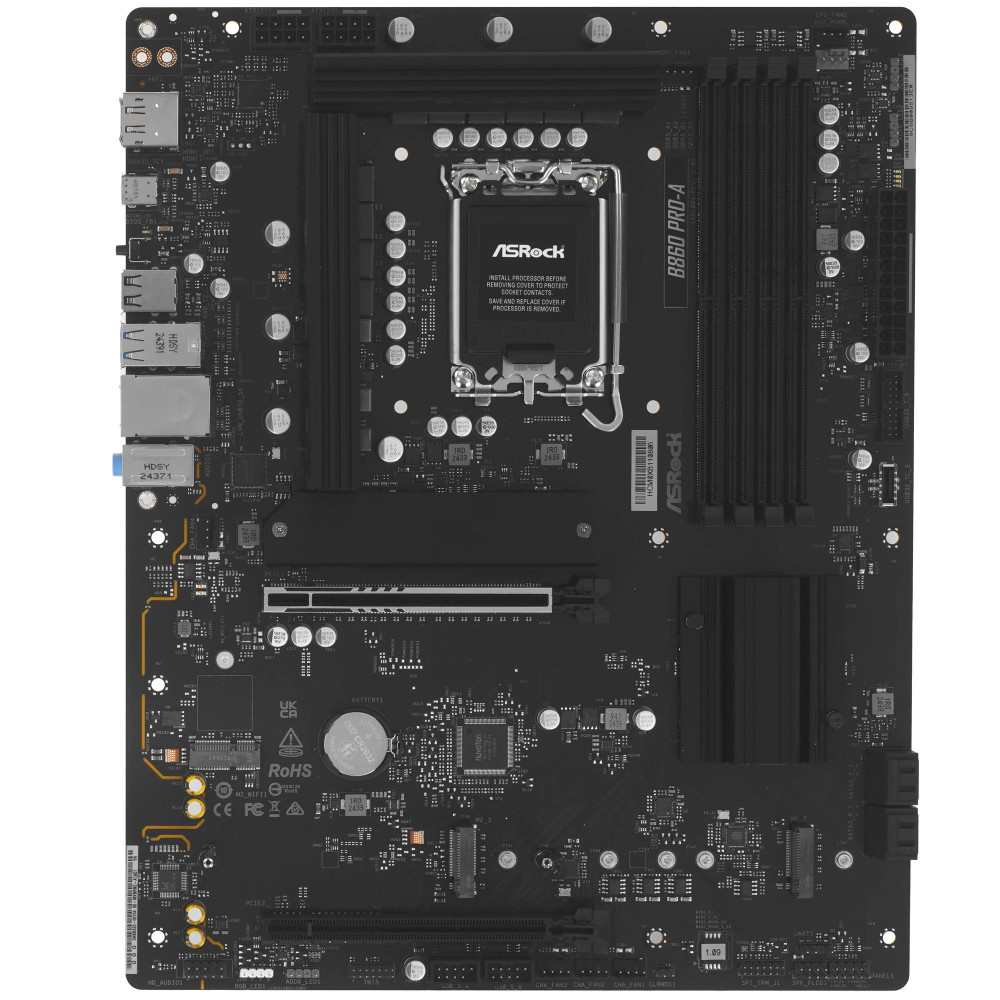 Материнская плата ASRock B860 PRO-A ATX, LGA 1851 - миниатюра 4
