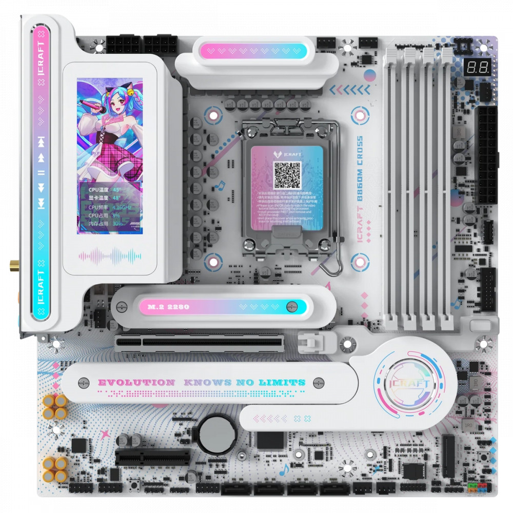 Материнская плата Maxsun MS-iCraft B860M CROSS PRO 6940709661710 Micro-ATX, LGA 1851 - миниатюра 5