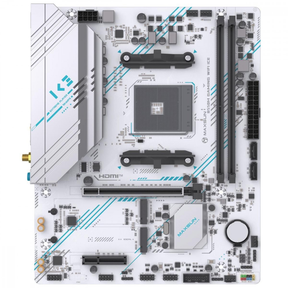 Материнская плата Maxsun MS-B550M GAMING WIFI ICE 6940709661529 Micro-ATX, AMD AM4 - миниатюра 4