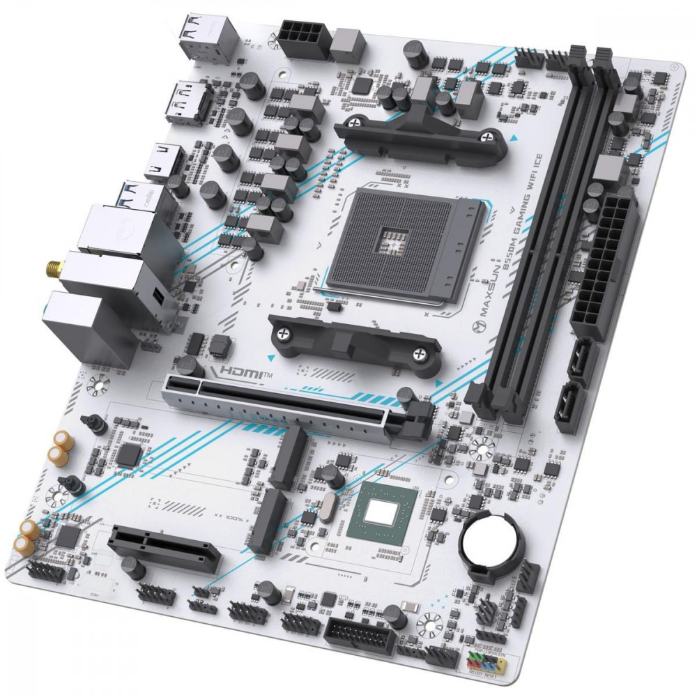 Материнская плата Maxsun MS-B550M GAMING WIFI ICE 6940709661529 Micro-ATX, AMD AM4 - миниатюра 5