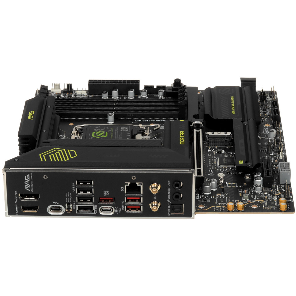 Материнская плата MSI MAG B860M MORTAR WIFI Micro-ATX, LGA 1851 - миниатюра 6