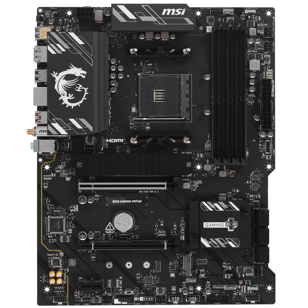 Материнская плата MSI B550 GAMING WIFI6E ATX, AMD AM4 - миниатюра 4