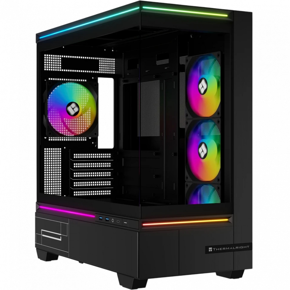 Корпус Thermalright M10 FAN4-C TL-M10 Black FAN4-C Mini-Tower - миниатюра 4