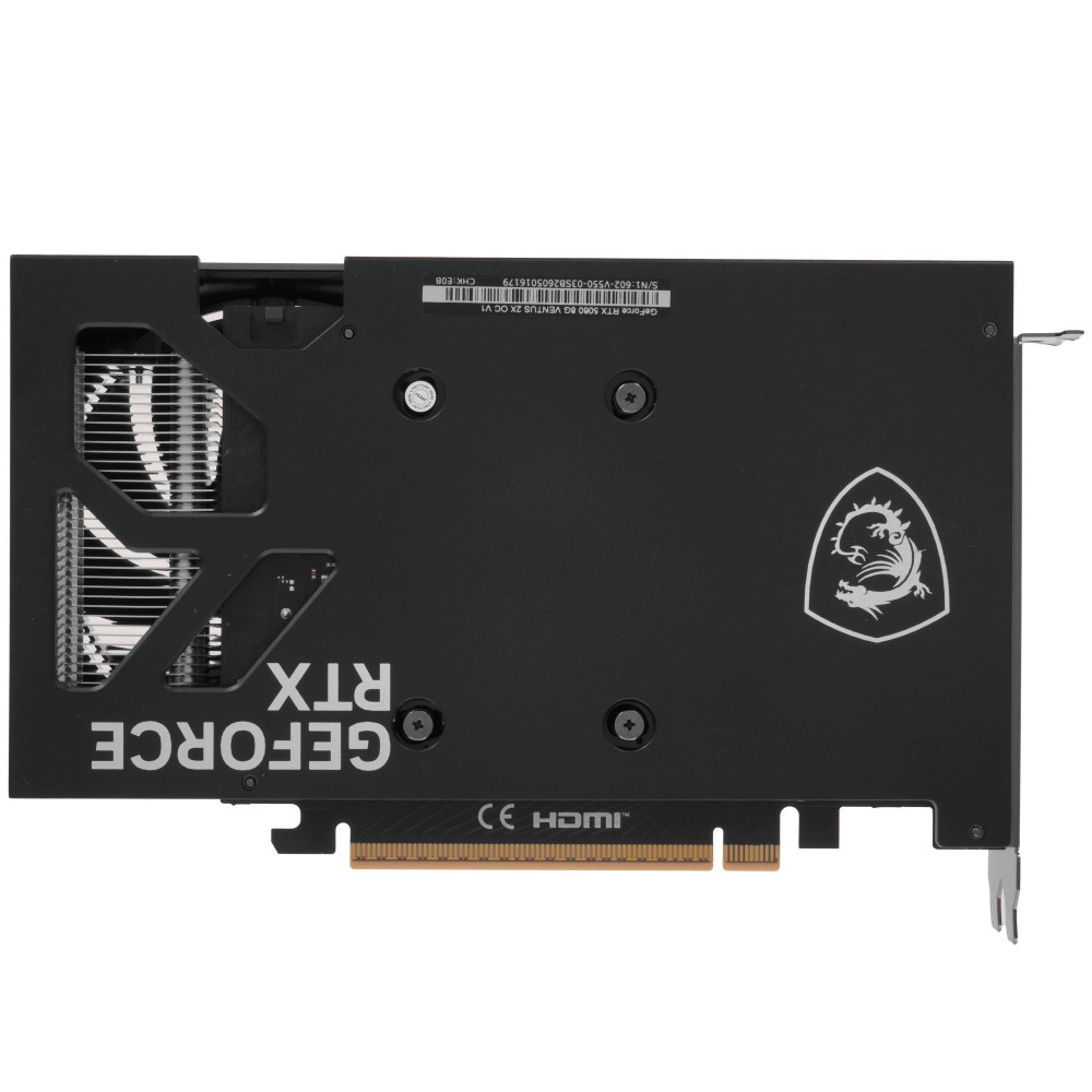 Видеокарта MSI RTX 5060 8G VENTUS 2X OC V1 8 ГБ - миниатюра 6
