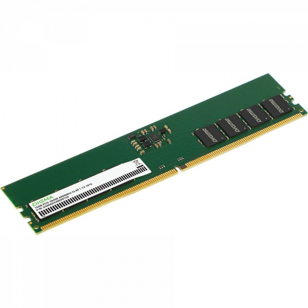 ОЗУ Digma DGMAD5 DGMAD54800032D DIMM, DDR5, 32 Гб (2 х 16 Гб), 4800 МГц - миниатюра 2