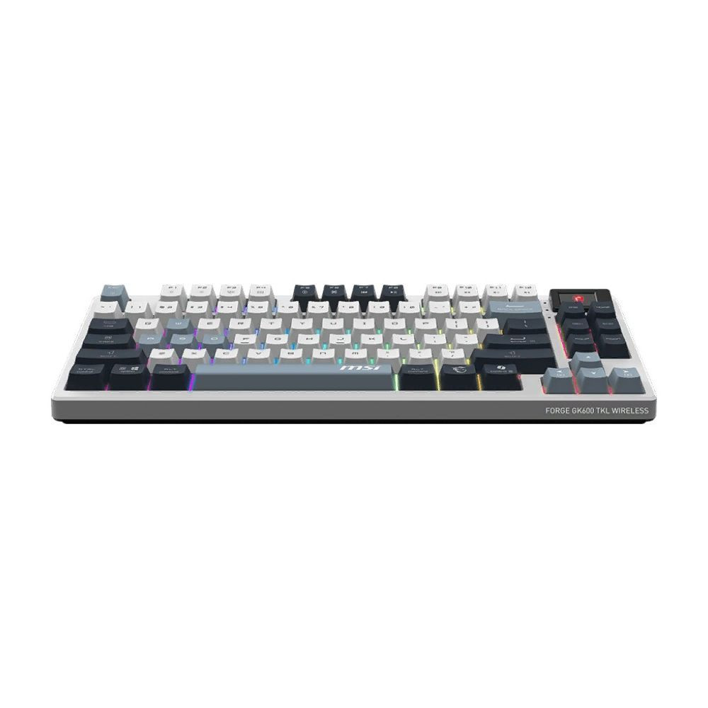 Клавиатура MSI FORGE GK600 TKL W SKY RU Беспроводная, Bluetooth - миниатюра 4