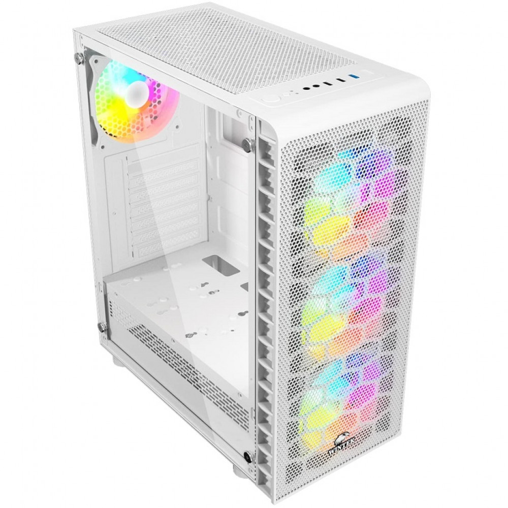 Корпус Wintek Energy White JX188-11-M-W TG Mid-Tower - миниатюра 13