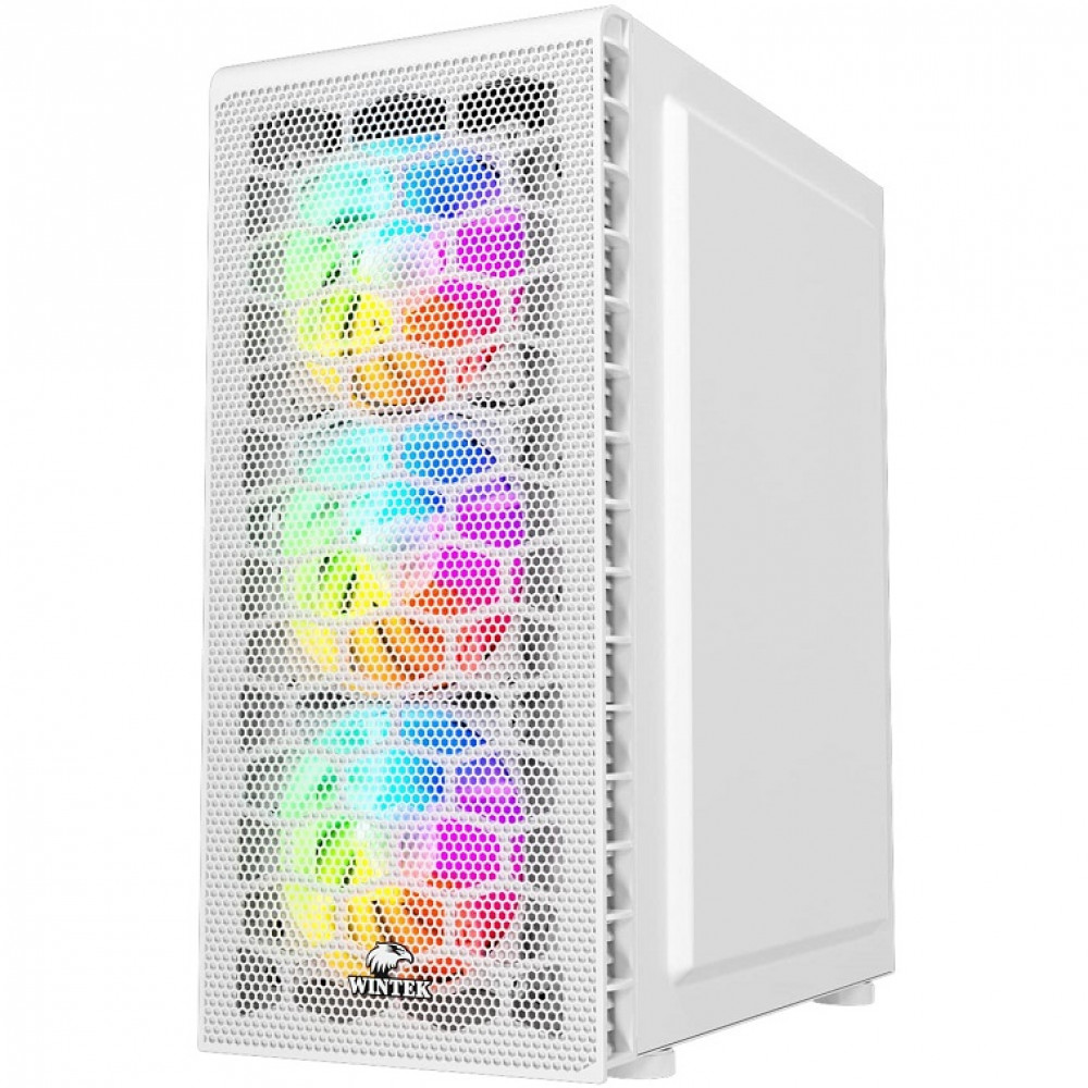 Корпус Wintek Energy White JX188-11-M-W TG Mid-Tower - миниатюра 12
