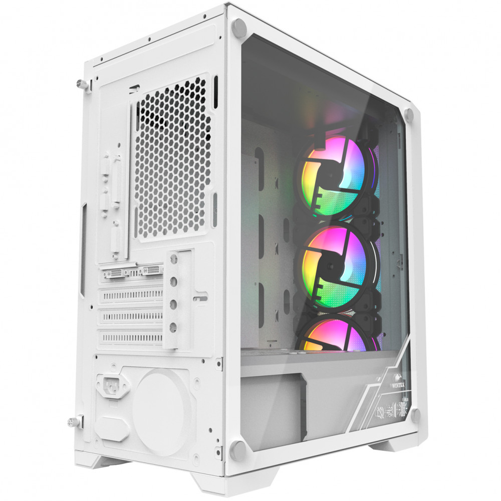 Корпус Wintek Andromeda White D531-W TG Mid-Tower - миниатюра 7