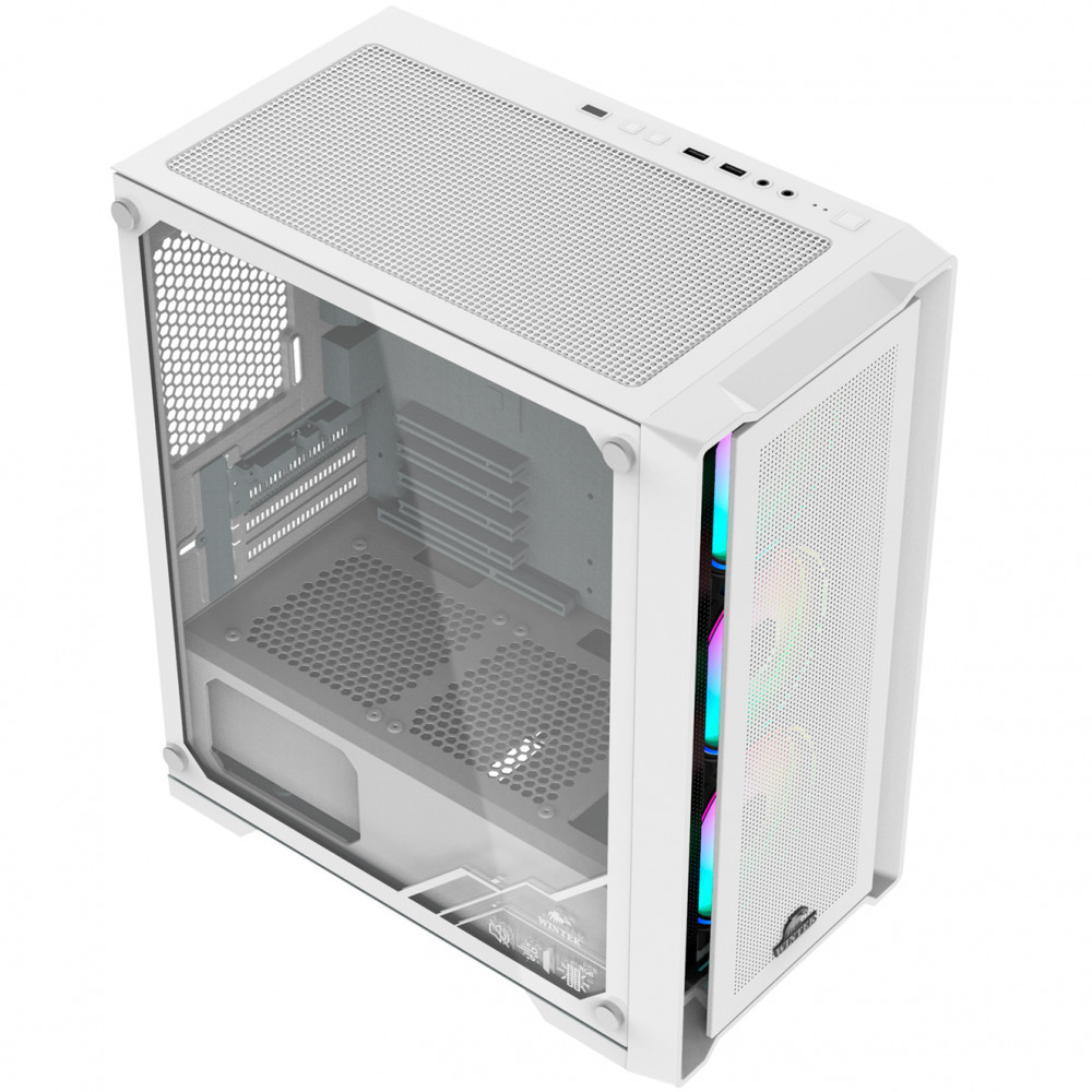 Корпус Wintek Andromeda White D531-W TG Mid-Tower - миниатюра 6