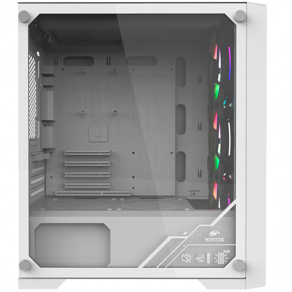 Корпус Wintek Andromeda White D531-W TG Mid-Tower - миниатюра 8