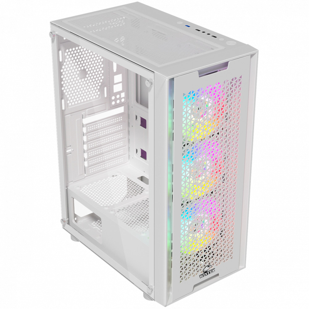 Корпус Wintek Andromeda PRO White PRO E306M-W TG Mid-Tower - миниатюра 11
