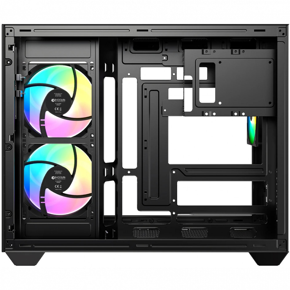 Корпус ID-Cooling VIEW 500 ARGB Black Mini-Tower - миниатюра 9