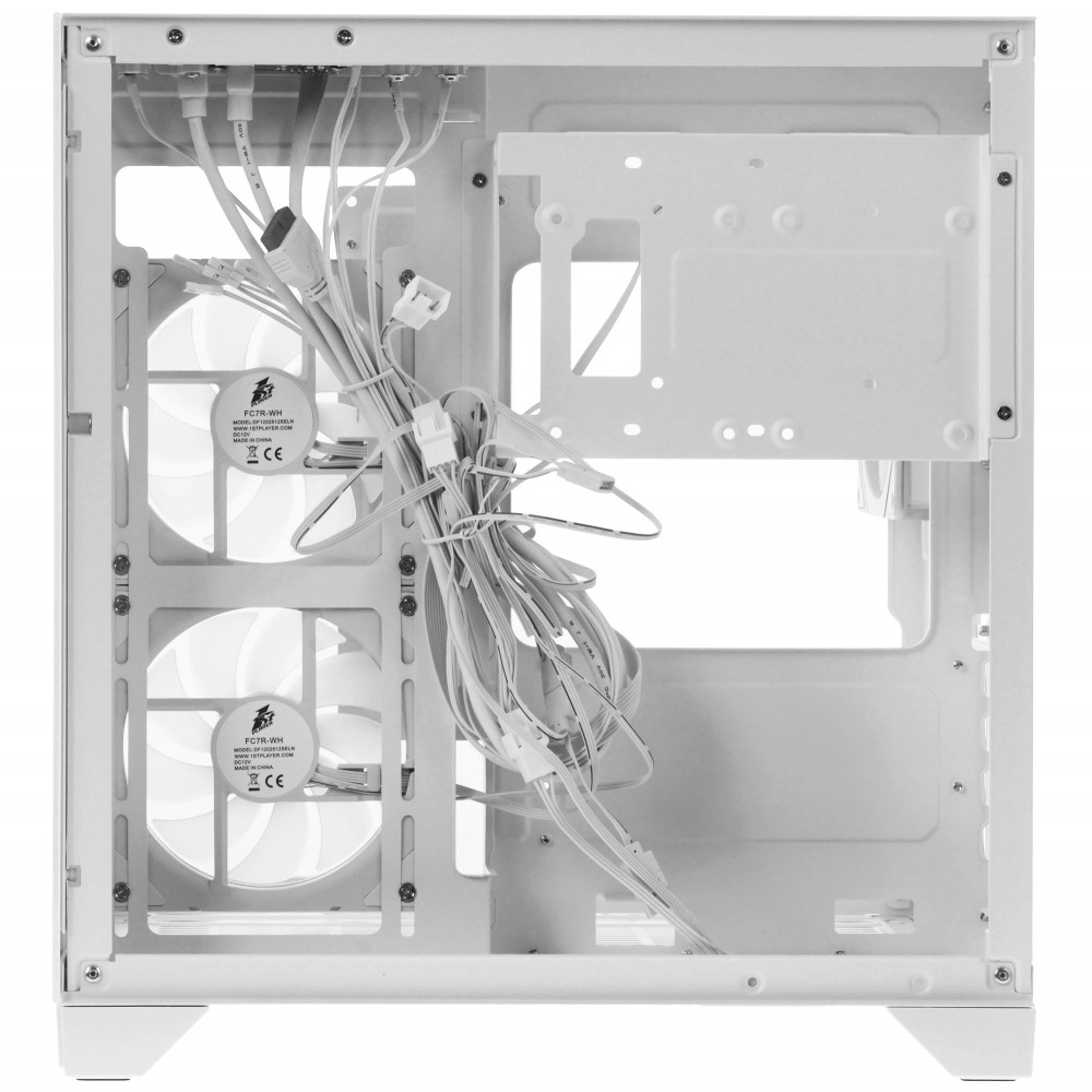 Корпус 1STPLAYER MEGAVIEW MV5-TP ARGB MV5-TP-WH-2FC7R-W-1FC7-W Mini-Tower - миниатюра 9