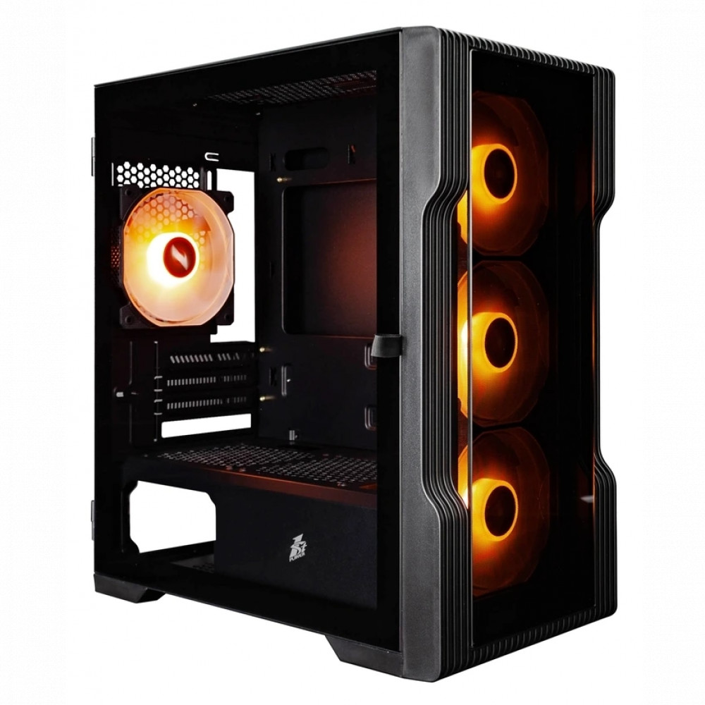 Корпус 1STPLAYER TRILOBITE T3-G ARGB T3-G-BK-4F7 Mini-Tower - миниатюра 6