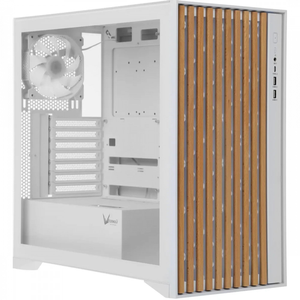 Корпус Formula TimberLine T0 White Mid-Tower - миниатюра 6