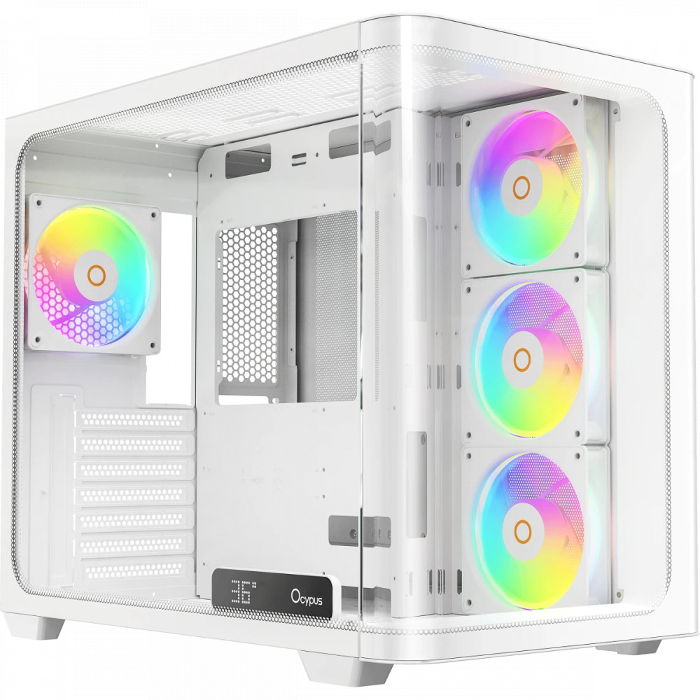 Корпус Ocypus Iota C70 Curve WH ARGB Iota C70 WH Curve ARGB Digital Mid-Tower - миниатюра 5
