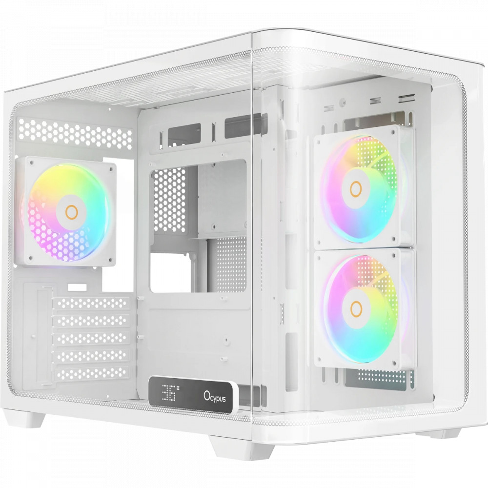 Корпус Ocypus Iota C50 Curve Iota C50 WH Curve ARGB Digital Mini-Tower - миниатюра 6