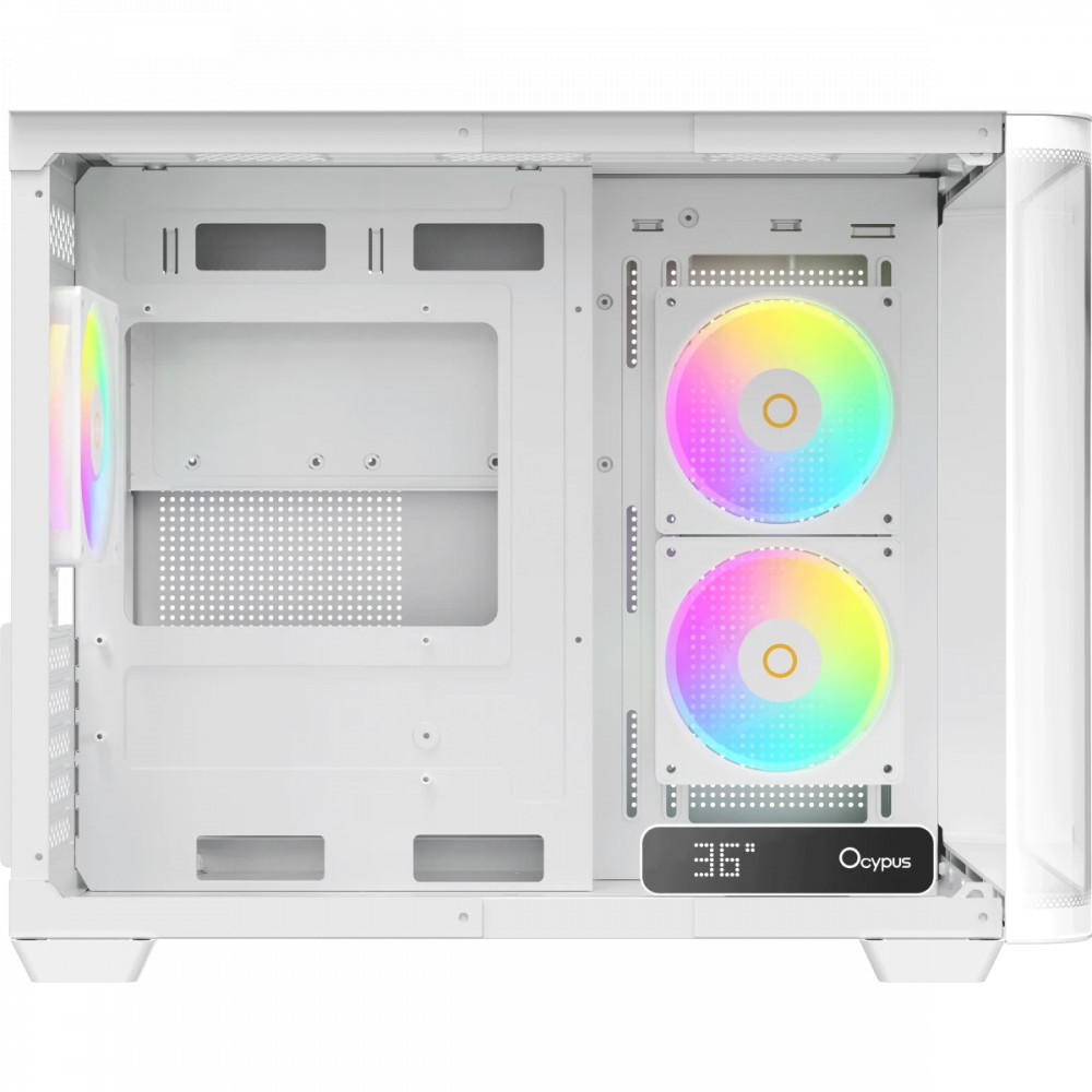 Корпус Ocypus Iota C50 Curve Iota C50 WH Curve ARGB Digital Mini-Tower - миниатюра 8