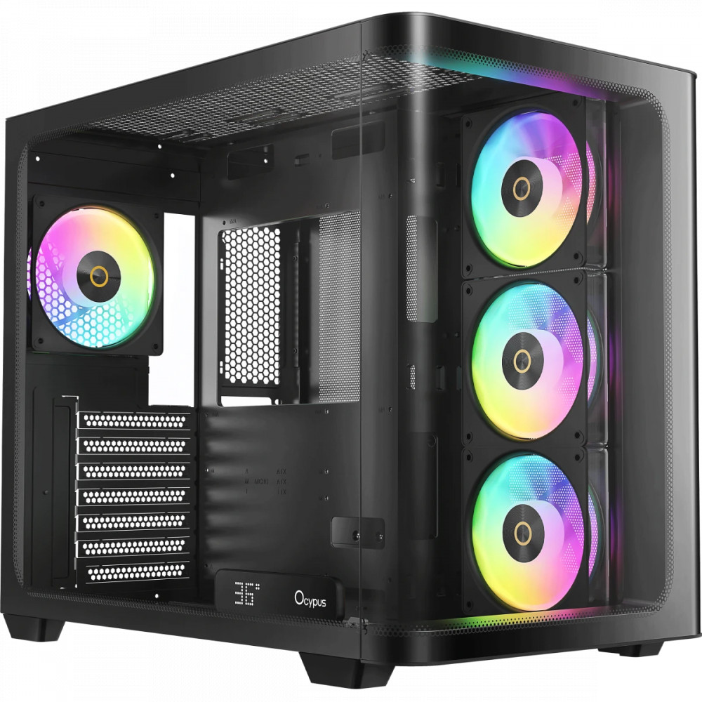 Корпус Ocypus Iota C70 Curve BK ARGB Iota C70 BK Curve ARGB Digital Mid-Tower - миниатюра 5